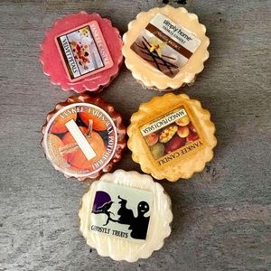 Lot of 5 Older Yankee Candle Wax Tart Melts